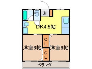 安田マンションの物件間取画像